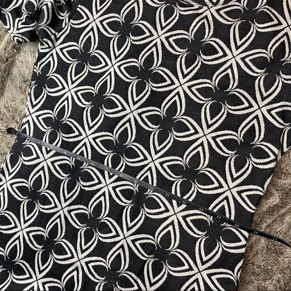 LuLaRoe Julia Dress Black & Grey - Picture 4 of 5